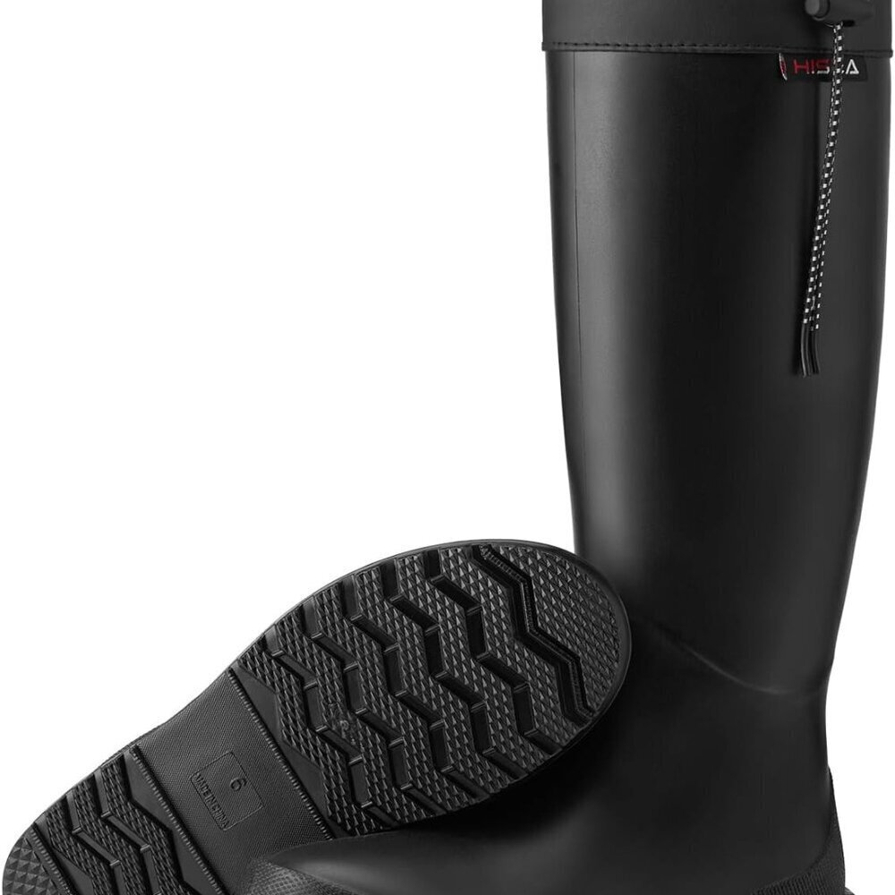Women's Waterproof Rubber Rain Boots Tall Lightweight Garden Chest Wading